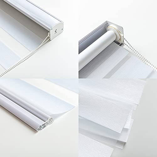 KALYSIE Zebra Roller Window Blinds,Custom Cut to Size,Roller Blinds