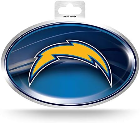 Nfl Los Angeles Chargers Metallic Team Logo Sticker Amazon Ae