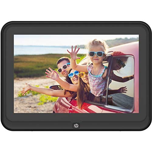 Digital Picture Frame, HP 10.1 inch WiFi Photo Frame, 1280×800 HD IPS Display, 8GB Internal Storage, iPhone & Android App, Support Photo, Music, Calendar with Built-in Speakers – Black