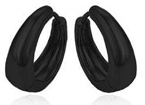 VIEN Men Jewellery Kaju Bali Salman Khan Style Silver Hoop Earrings for Men and Boys Man Unisex Bali-BALI