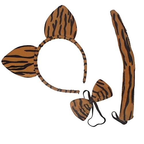 Tiger W/ Tail & Bow Tie