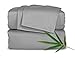 King Sheets by Pure Bamboo, Genuine 100% Organic Viscose Derived from Bamboo Bed Sheet Set, Luxuriously Soft & Cooling, Double Stitching, Lifetime Quality Promise (King, Stone Grey)
