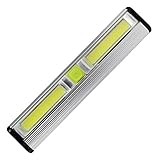 Promier Portable Wireless 200 Lumens LED Light Bar, 2 Light Mode - Velcro Stick-on With a Powerful Magnet Mount On Back, No Electrician Needed. Batteries Included (1 Pack Light Bar)