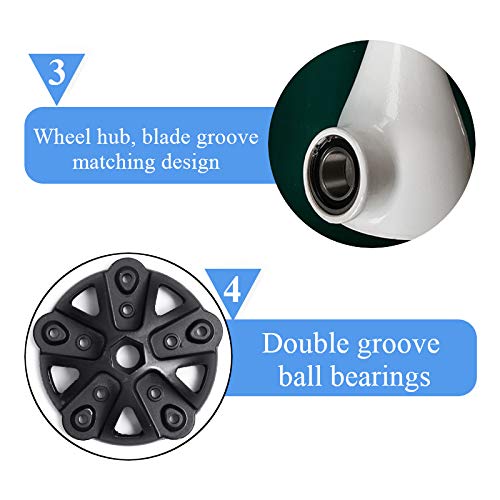 ZUINIUBI 1200W Wind Turbine Generator 12V/24V 3/5 Blades with Charge Controller Wind Generator Kit
