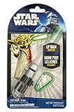 Star Wars Yoda Light Up Lip Balm Lightsaber with Carabiner Clip
