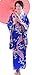 Soojun Women's Traditional Japanese Kimono Style Robe Yukata Costumes 1 Blue