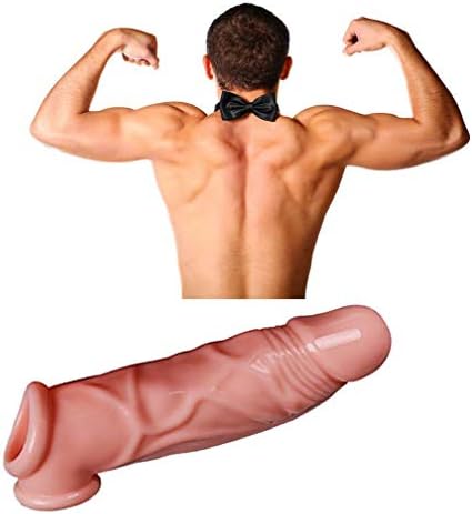 Silicone penile Condom Expander expands Male Chastity Toys Lengthen Cock Sleeves Dick Socks Reusable Condoms