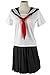 Nuoqi Anime Cosplay Costumes Japan School Sailor Uniform Skirts GC47D-XL A-white-black
