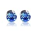 ShiningLove 1 Pair Unisex Fashion Diamante Magnetic Stud Earrings Non-Piercing Clip on Fake Ear Plugs Pearl