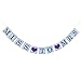 Akak Store MISS TO MRS Vintage Wedding Bunting Banner,Bridal Shower and Bachelorette Party Decorations and Photo Props with FREE 8ft Rope(Purple Heart)