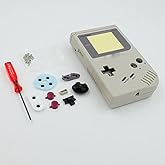 New Full Housing Shell Case Cover for Gameboy Classic 1989 GB DMG Console Gray