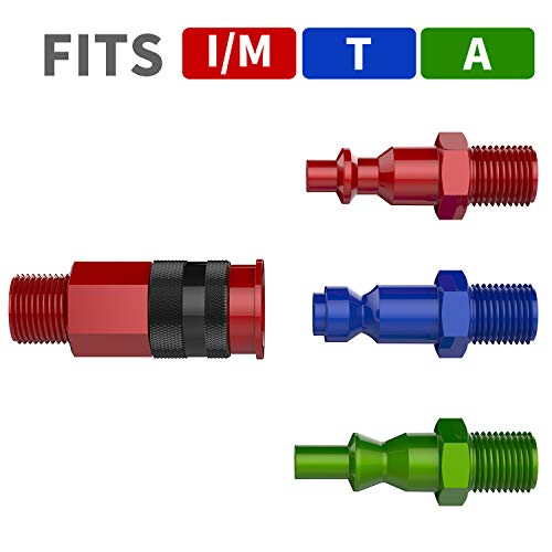 Hromee Compressed Air Outlet Kit for 1/2Inch Tubing System with 1/4