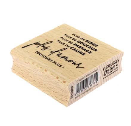 Florilèges Design Stamp, Wood Colour, 60 x 60 mm