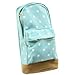 ZXUY Mini School Bag Pen Case Student's Canvas Pencil Case Children Pen Bag (Blue)