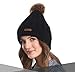 Brook + Bay Pom Pom Beanie Winter Hat for Women - Faux Fur Pompom Warm, Thick & Chunky Soft Cable Knit Hats - Cute & Trendy Cold Weather Knitted Caps - Stylish & Trendy Snow & Ski Beanies for Ladies