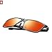 Rocknight Polarized UV Protection Men's Sunglasses Wayfarer Full Frame Red Lens Sunglasses Mirror Outdoor Fashion Style