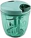 Mini pull Food Chopper(4 Cup 32 OZ), Powerful Hand-Held Vegetable Salad Mincer Mixer Dicer Blender With Pull String for Fruit Vegetables Nuts Herbs and Onions