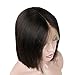 Joywigs Pre Plucked Hairline 130% Density Deep Part Blunt Cut Bob Wig Human Hair Lace Front Wig Short Lace Wig 10inch Natural color