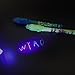 WYAO Invisible Ink Pen, Spy Pen with UV Light Magic Marker Kid Pens for Secret Message and Party Favor Bag Goody Stuffer (4)