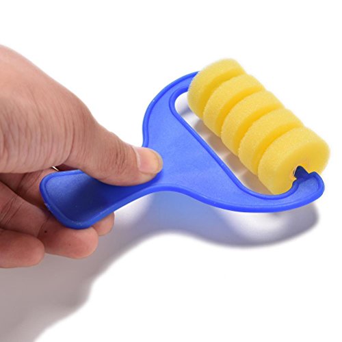 Kids Art Craft 30 Pcs Sponge Painting Brushes Kids Painting Early DIY Learning Sponge Roller Brushes,Art Craftssponge brush by OBANGONG