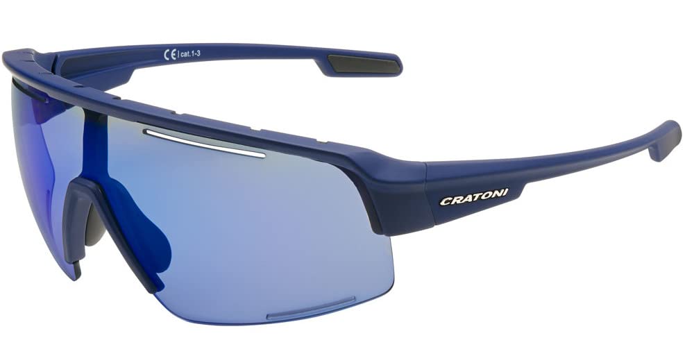 Cratoni C-Matic NXT Photochromic Cycling Glasses Sports Glasses Sunglasses (Blue/Blue)