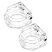 uxcell 2pcs Clear Plastic Switch Cover Protector for 22mm Diameter Push Button Switch
