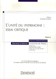 L' unité du patrimoine
