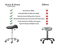 Grace&Grace Professional Saddle Stool Series