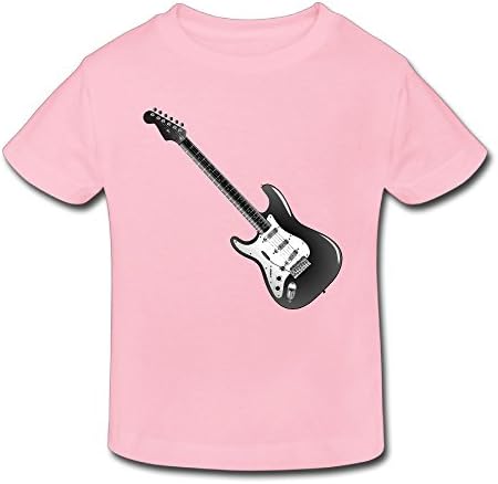 GABRIELA Electric Guitar Cute Breathable 2-6 Old Children Toddler Short Sleeve T Shirt