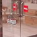 Bigtime Signs Open Closed Sign For Business Door - PVC 6.25