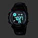 AZLAND Updated Version Added Three Alarms - Multifunctional Waterproof Boys Girls Watch Digital Sports Kids Watches,Dark Blue