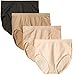 Ellen Tracy Women's 4 Pack Jacquard Dot Full Brief Panty