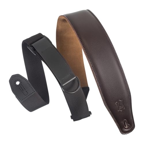 Levys MRHGS-DBR Right Height Garment Leather w Suede Backing Padded 2 1/2 - Dark Brown