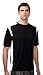 Tri-Mountain Men's UltraCool Short Sleeve Crewneck Contrast Sports Jersey Shirt