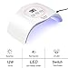 Ovonni UV LED Nail Dryer, 12W Nail Lamp with Automatic Sensor Quickly Dry Nail Gel Polishes with 15S/30S/60S 3 Timer Setting for Nail Art at Home and Salon, White