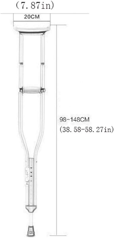 Standard walker Lightweight Aluminum Alloy Medical Cane Safe and Durable Non-Slip Adjustable Walking aid European Buckle Easy to Carry General 4'27-6'23 Rehabilitation -