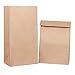 BagDream Brown Paper Lunch Bags 12LB 7x4.5x13.75 Inches 50Pcs Recyclable Kraft Paper Bags Bulk, Disposable, Large for Snack, Lunch, Sandwich, Burger, Baked Food, Packing, Craft