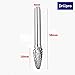 Drillpro 5Pcs 8MM Head Tungsten Carbide Rotary Point Burrs Die Grinder 1/4-Inch Shank Cutter