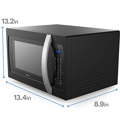 2 hOmeLabs+1050+Countertop+Microwave+Black