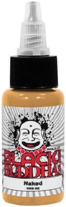 Black Buddha Colors Professional Tattoo Ink Naked 1 oz