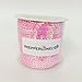 PEPPERLONELY Brand 100 Yard/Roll Metallic Flat Sequin Trim 6mm(1/4 Inch), Pink AB