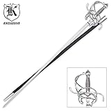 K EXCLUSIVE High Middle Ages Silver Rapier Sword