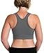 Kindred Bravely French Terry Racerback Nursing Sleep Bra for Maternity/Breastfeeding (Medium, Grey)