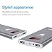 ElfAnt Metal Shell Portable Power Bank,Dual USB Ports External Battery Charger,Screen Digital with Display,LED Light for iPhone,Samsung Galaxy and More (gray)