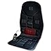 Zone Tech 2-in-1 Car Seat Cushion - Black Premium Quality 12V Automotive Adjustable Temperature Comfortable Heating, 8 Function Massaging Car Seat Cushion