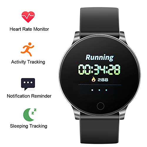 NEEKFOX Fitness Tracker, Activity Tracker with Heart Rate Monitor Sleep Tracking, Waterproof IP67 Smart Pedometer Watch with Step Calorie Counter, Running Sports Watch Bracelet for Children Women Men