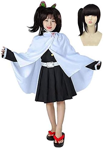 Amazon Bigmark 鬼滅の刃 子供服 子供用 着物 鬼滅 炭治郎 義勇 カナヲ しのぶ 鬼殺隊 煉獄 子供コスプレ衣装 和服 キッズ 羽織 コスプレ服 ハロウィン 仮装 栗花落 カナヲ 鬘 130 キッズコスチューム おもちゃ