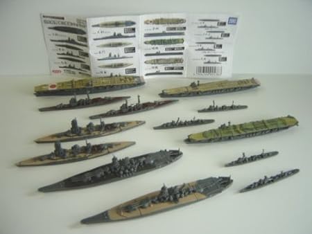 Amazon ホビーガチャ 洋上模型 連合艦隊 コレクション 特別編 11種 全11種 1 戦艦大和 菊水作戦時 2 戦艦大和 就 カプセル玩具 おもちゃ