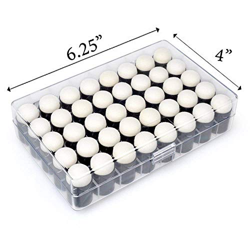 LIPROFE Finger Sponge Dauber with Storage Case for Painting Ink Crafts Chalk Card Making Pack of 40