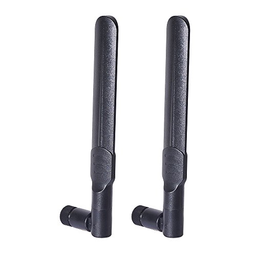 thumbnail image 2 of U.FL To SMA Pigtail 2.4GHz WiFi Antenna Kit - 2dBi SMA Male Antennas With Cables (2 Pack) SMA Male WiFi Antenna With U.FL Pigtail Cable Kit 2 of 10